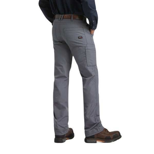 Ariat FR M5 DuraLight Ripstop Stackable Straight Leg Pant in Gray